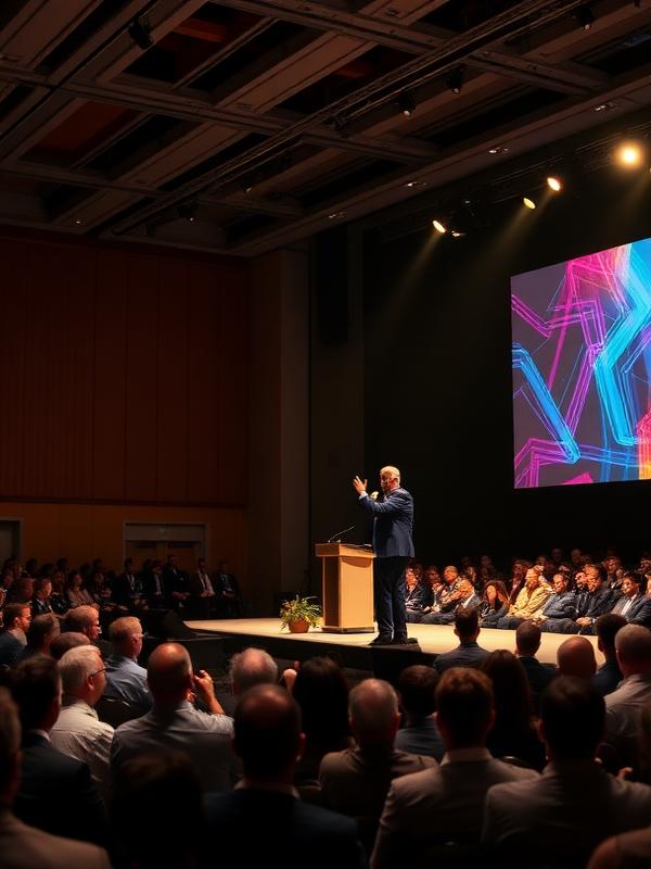 Keynote on stage